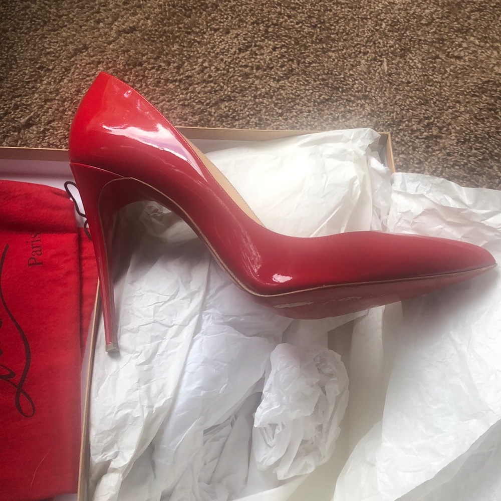 Authentic Christian Louboutin Pigalle 100 Patent